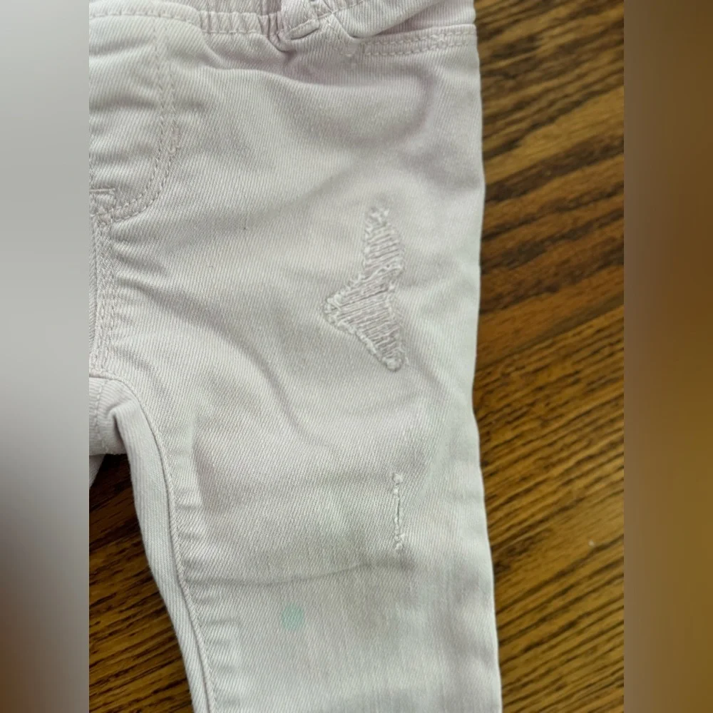 Baby Gap Pink Distress Denim